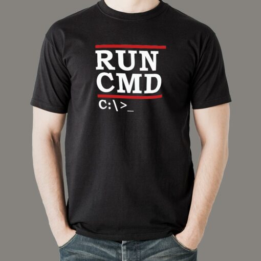 Run Cmd T-Shirt – Command Line Heroes Unite