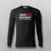 SAVE THE INTERNET T-shirt For Men