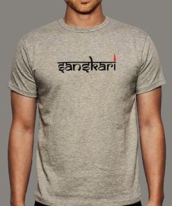 Sanskari Indian Desi Boy Hindi Funny T-Shirt Sanskari Indian Desi Boy Hindi Funny T-Shirt