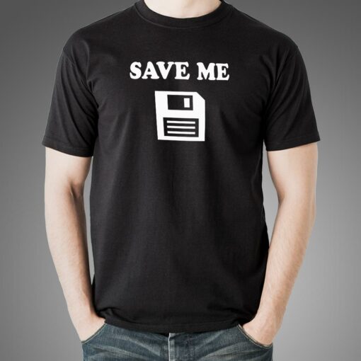 Save Me Floppy Disk Retro Men’s T-shirt