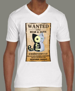 Schrodinger’s Cat Wanted Men’s T-shirt