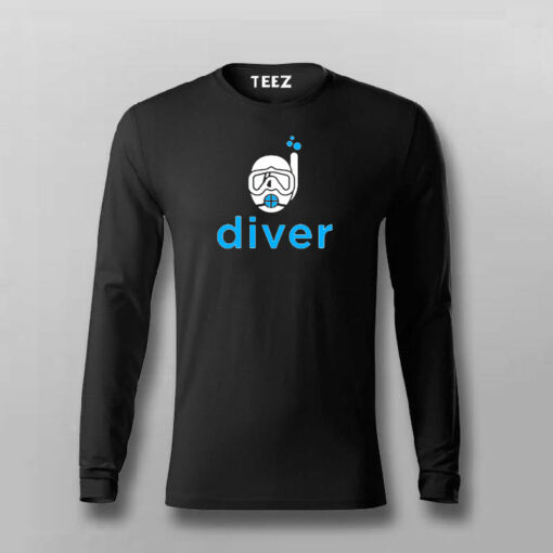 Scuba Diver T-shirt For Men