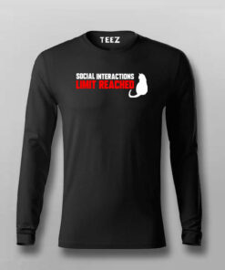 Social Interactions Limit Reached Tee
