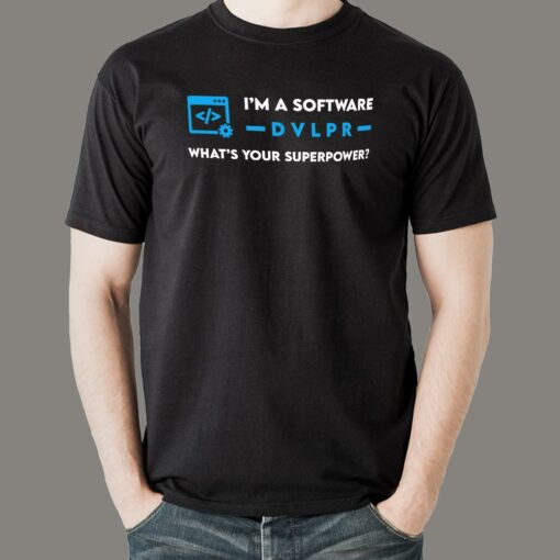 Software Developer Superpower Men’s T-Shirt – Show Yours Now