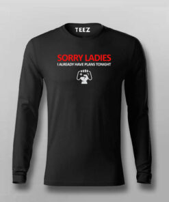 Sorry Ladies Gaming T-shirt For Men