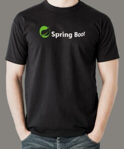 Spring Boot  Men’s Programming T-shirt