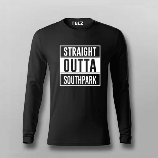 Straight Outta South Park  T-Shirt For Men