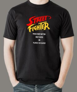 Street Fighter Retro Gaming T-Shirt For Men