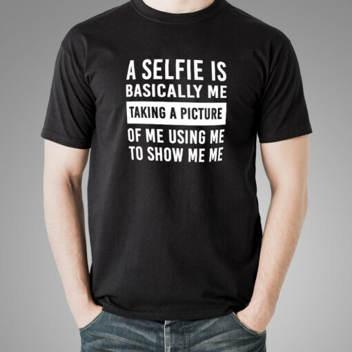 Swami Nithyananda Funny Selfie Definition T-Shirt For Men