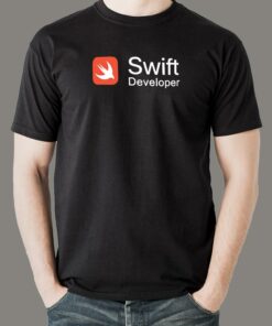 Swift Developer Men’s Tee – For the Fast Coders