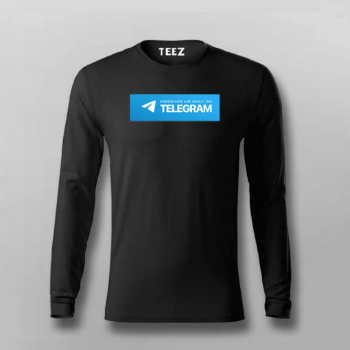 Telegram Exclusive Message Me Men’s T-Shirt