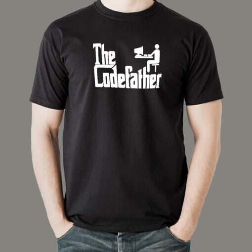 The Codefather Tee – Commanding Respect in Code