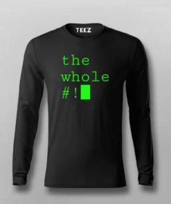 The Whole # Funny T-shirt For Men