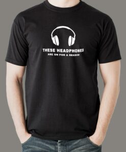 These Headphones Are On For A Reason T-Shirt – Tune In, World Out