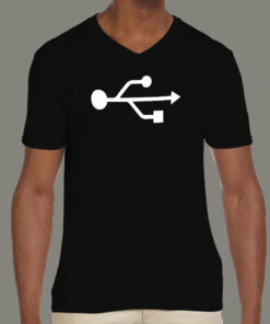 USB Icon T-Shirt - Plug In to Style 1 USB Icon T Shirt Plug In to Style 2