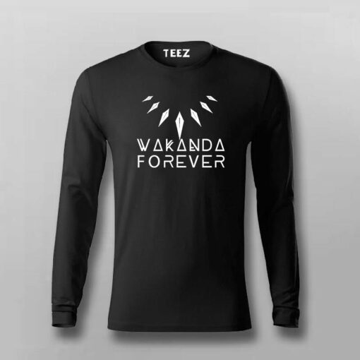 Wakanda Forever Black Panther T-Shirt For Men