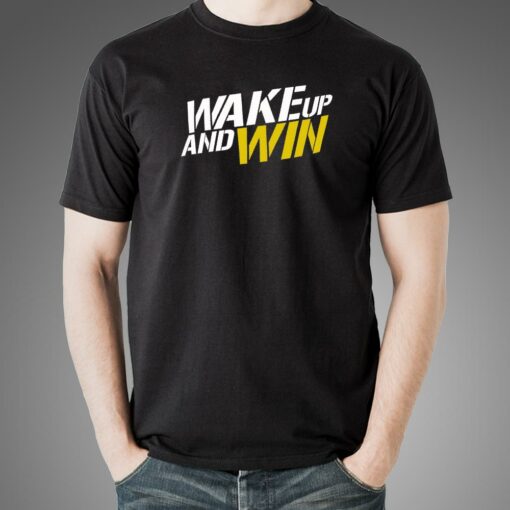 Wake Up And Win Men’s Motivation T-shirt