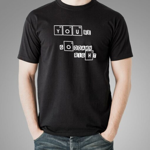 Walter White’s Iconic Quote T-Shirt – Heisenberg’s Right