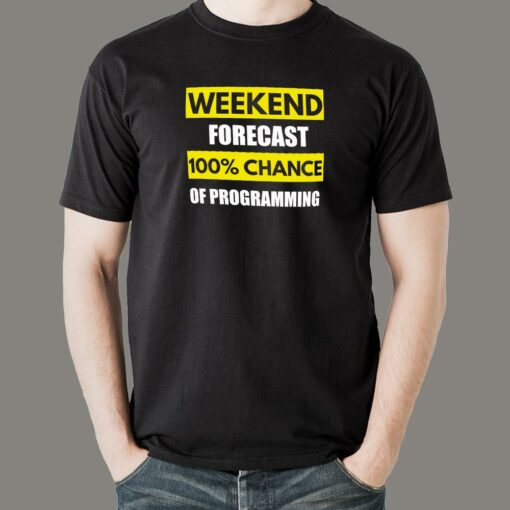 Weekend Forecast – Relaxing Geek Style Men’s Tee