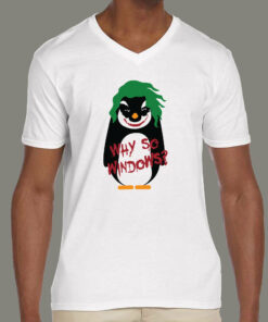 Why So Windows Men’s Linux T-shirt