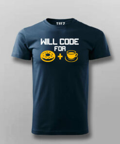 Will Code For Donut & Coffee Men's Tee 3 Will Code For Donut Coffee Mens Tee 4