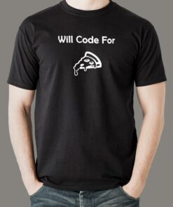 Will Code For Pizza Men’s Funny Programmer T-Shirt Will Code For Pizza Men’s Funny Programmer T-Shirt