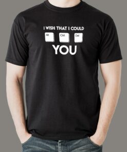 Witty Tech Humor – ‘Alt Ctrl Del You’ Men’s Cotton Tee Witty Tech Humor – ‘Alt Ctrl Del You’ Men’s Cotton Tee