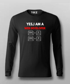Yes,I Am A Web Developer Programmer T-shirt Yes,I Am A Web Developer Programmer T-shirt