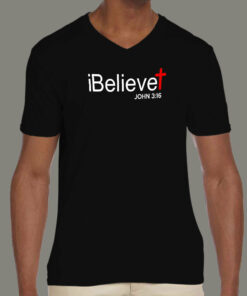 iBelieve John 316 Faith-Inspired Men's Tee 2 iBelieve John 316 Faith Inspired Mens Tee 3