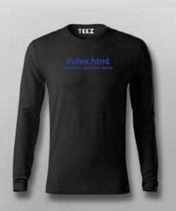 index.html T-shirt For Men index.html T-shirt For Men