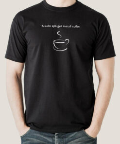 sudo apt-get install coffee – Brew & Code Tee sudo apt-get install coffee – Brew & Code Tee