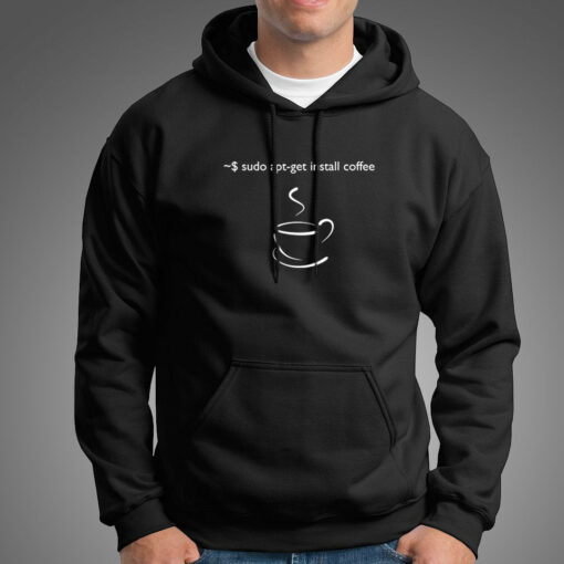 sudo apt-get install coffee – Brew & Code Tee