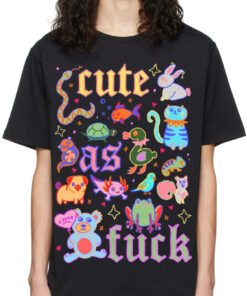 Af Cute Oversized Drop T-Shirt Af Cute Oversized Drop T-Shirt