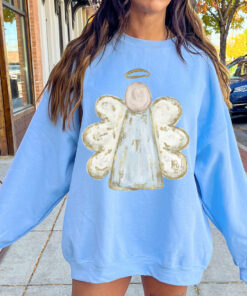 Angel Youth and Adult Christmas Sweatshirt Christmas Sweatshirt
