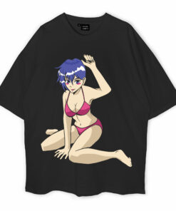 Anime Girl Bikini Oversized T-Shirt