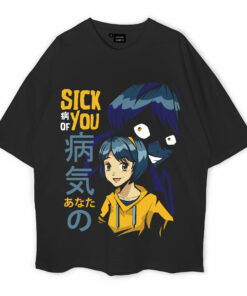 Anime Girl Kawaii Oversized T-Shirt