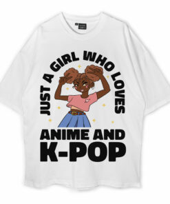 Anime &amp K-Pop Oversized T-Shirt