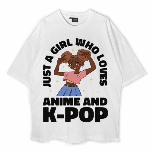 Anime &amp K-Pop Oversized T-Shirt