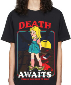 Awaits Death Oversized Drop T-Shirt