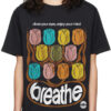 BREATHE JUST Oversized Drop T-Shirt