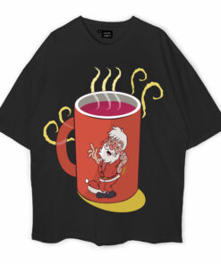 Bad Back Santa Mug Oversized T-Shirt