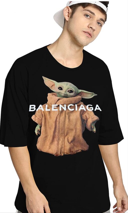 Balenciaga Yoda Oversize Drop Shoulder T-Shirt