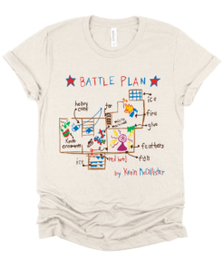 Battle Plan Christmas Home Security Funny Christmas Tee