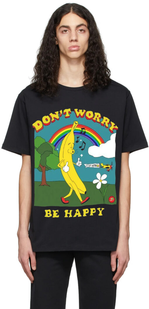 Be Happy Oversized Drop T-Shirt