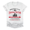 Bella Canvas Griswold and Co. Christmas Tree Farm  Soft Style Tee Christmas Tees
