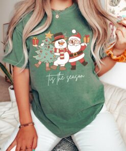 Bella Canvas or Comfort Colors Tis The Season Shirt Unisex Funny Christmas Shirt