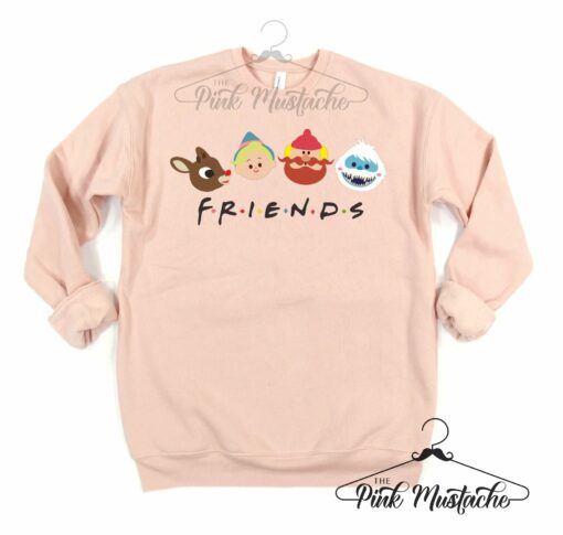 Bella Quality Sweatshirt Reindeer Friends Family Tradition Unisex Sizes Sweatshirt Christmas Sweatshirt