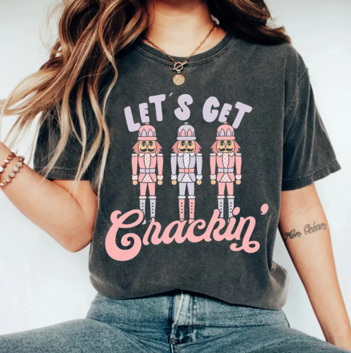 Bella or Comfort Colors Let’s Get Crackin’ Vintage Nutcracker Tee