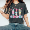 Bella or Comfort Colors Long or Short Sleeve Pastel Nutcracker Tee