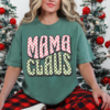 Bella or Comfort Colors Mama Claus Christmas Tee
